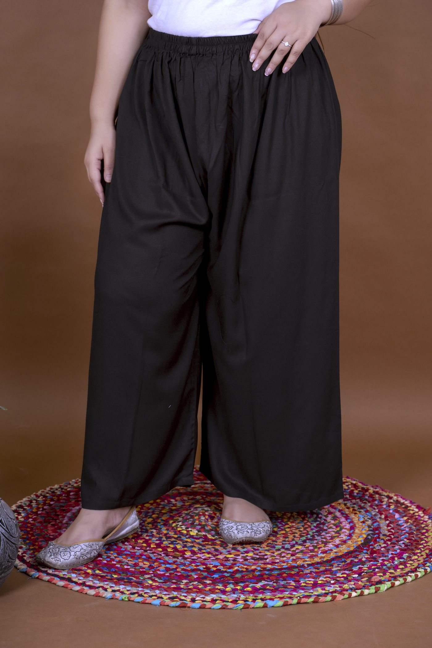 Amalie The Label - Charo High Waisted Wide Leg Pants in Black | Showpo USA