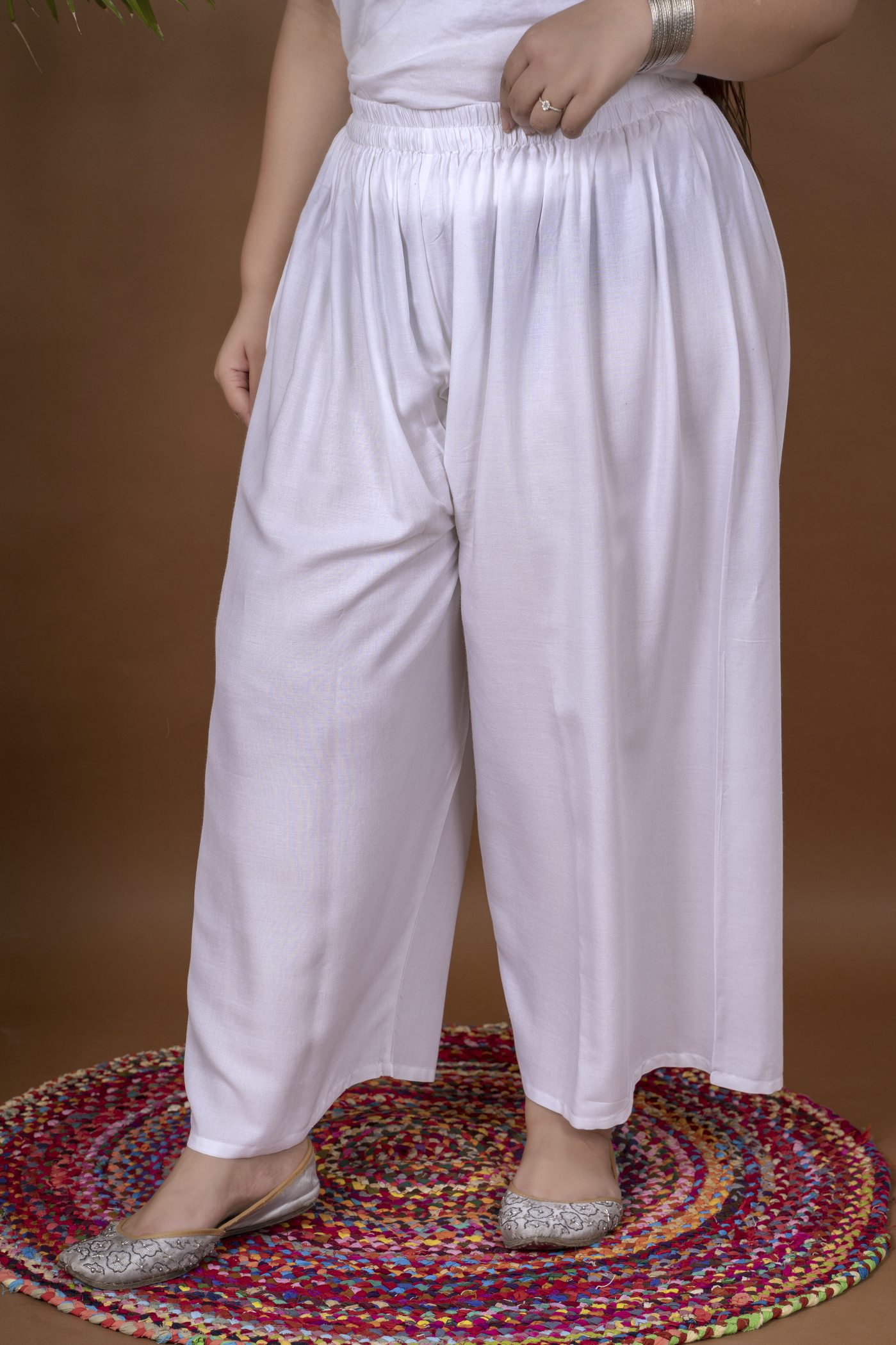 Cotton Rayon Palazzo Pants for Women Combo Pack of 3 Palazo for Ladies  Full-Length Girls