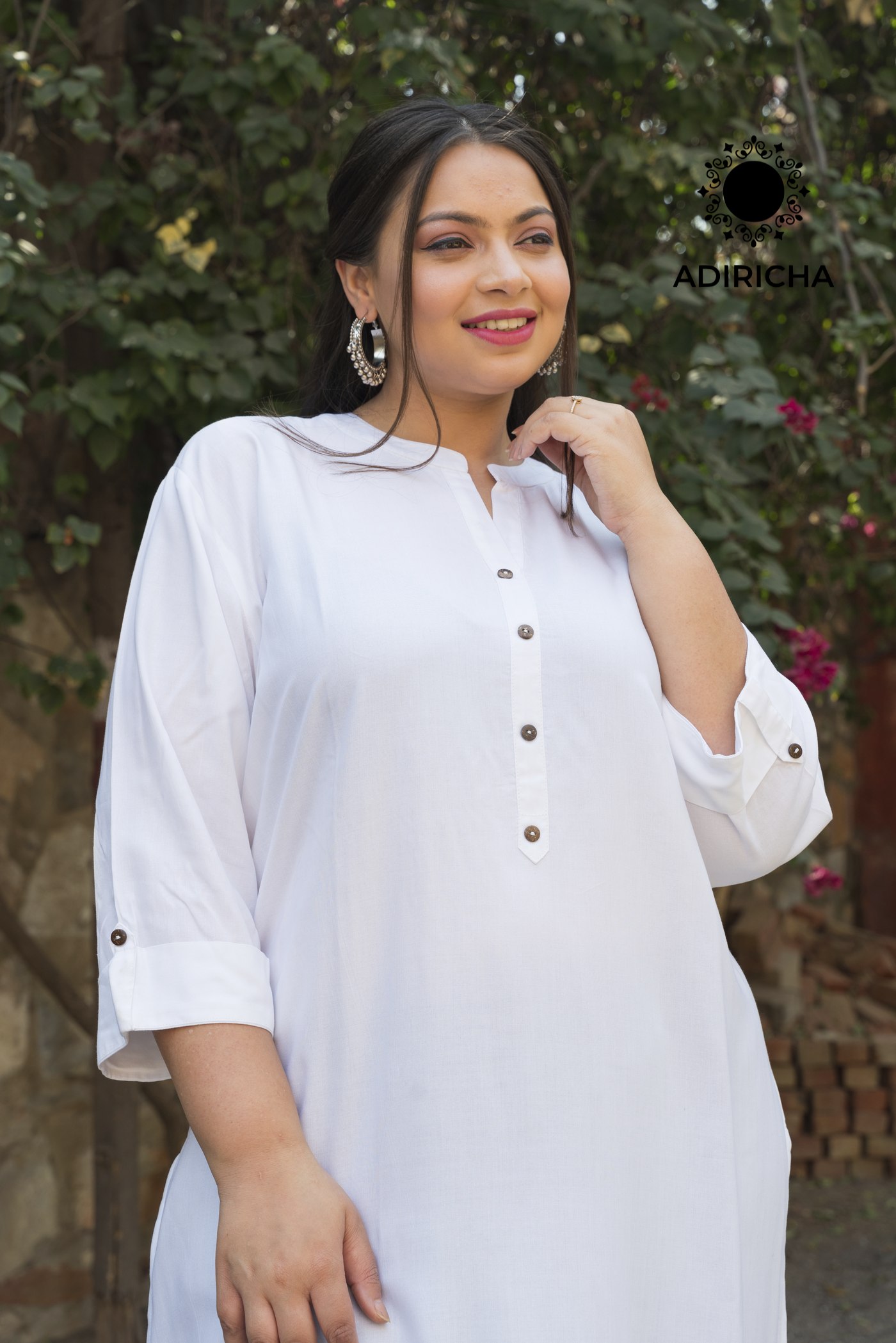 CHAMELI (Kurta/Dress-WHITE) — Tokree Shop Jaipur