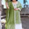 Plus Size Green Sharara Set