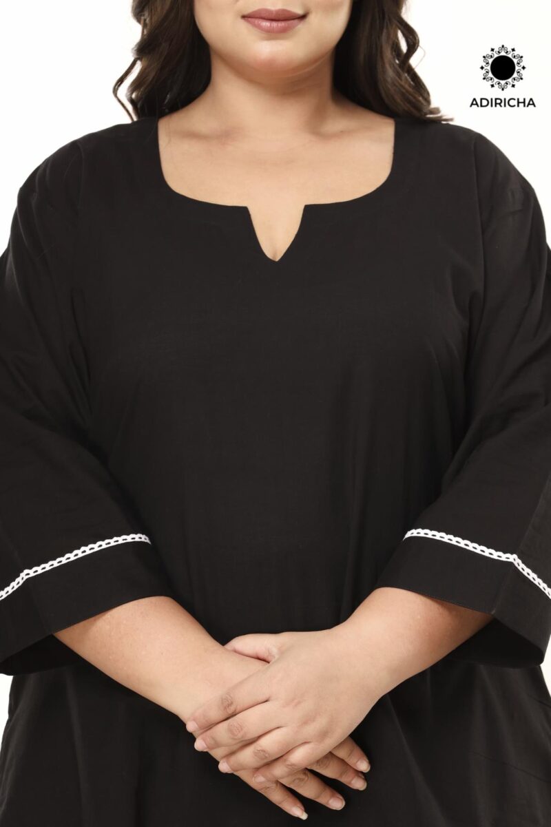 Shop Now Plus Size Black & Maroon Night Wear Combo » 𝗔𝗗𝗜𝗥𝗜𝗖𝗛𝗔