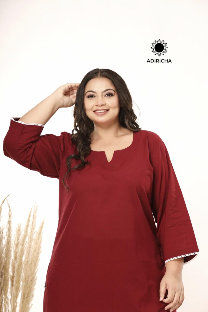 Shop Now Plus Size Black & Maroon Night Wear Combo » 𝗔𝗗𝗜𝗥𝗜𝗖𝗛𝗔