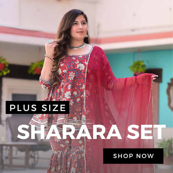 Adiricha Plus Size Sharara Set