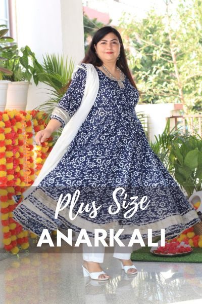 Adiricha Plus Size Anarkali Dresses